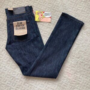 Naked and Famous Mens Selvedge Slub Jeans